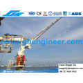 Hydraulic Knuckle Telescopic Boom Jib Pedestal Provision Offshore Ship Crane